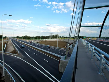 Hohe Straßenbau- und Infrastrukturkompetenz der PORR in Polen – hier am Beispiel der Umfahrungsstraße der S7 bei Gdansk.